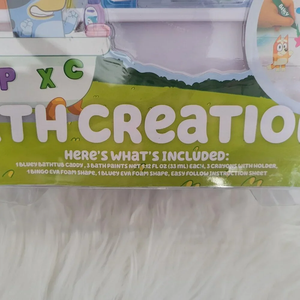 Bluey Bath Creations Coloring Set